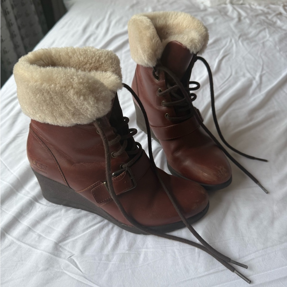 UGG Janney Winter Boots with Fur Lining